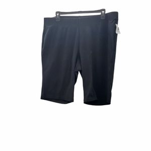 NEW Lane Bryant Active Black Knee Bike Shorts 18/20